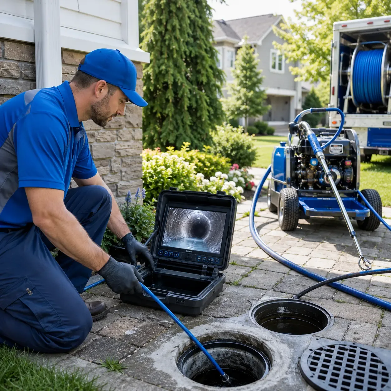 Outdoor drain cleaning professionals serving Yuma, TN